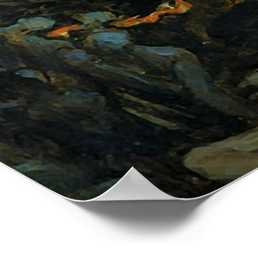 Vier Samen der Apokalypse von Vasnetsov (1887) Poster (Ecke)