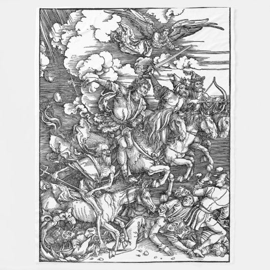 Vier Samen Fleece Blanket (Vorderseite)