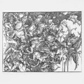 Vier Samen Fleece Blanket (Vorderseite (Horizontal))