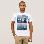 Vier Schiffe - Mens-T - Shirt (Vorne ganz)