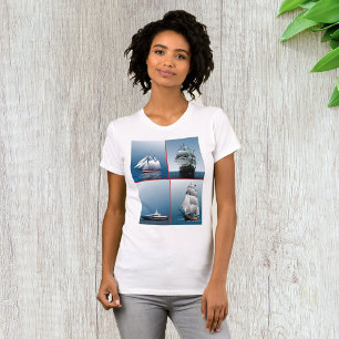 Vier Schiffe T - Shirt für Damen