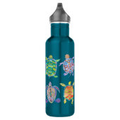 VIER SCHILDKRÖTE-FREUNDE RETTEN DEN PLANETEN EDELSTAHLFLASCHE (Rechts)