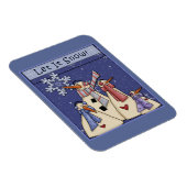 Vier Schneemobile Magnet (Rechte Seite)