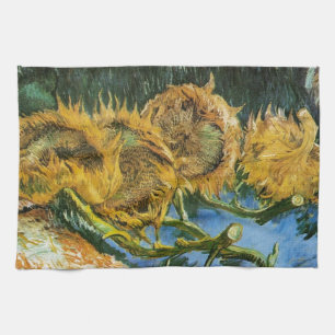 Vier Schnittblumen, Vincent van Gogh Handtuch
