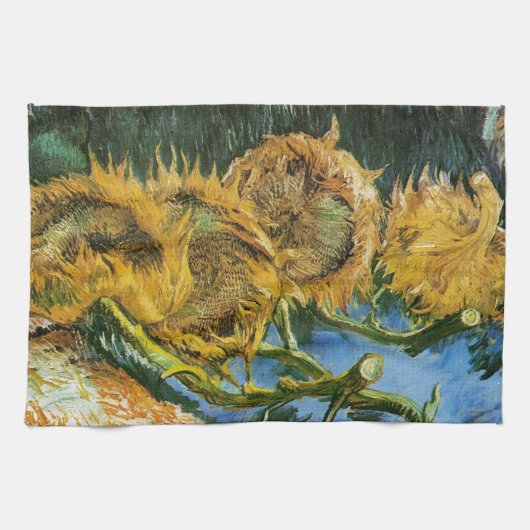 Vier Schnittblumen, Vincent van Gogh Handtuch (Horizontal)