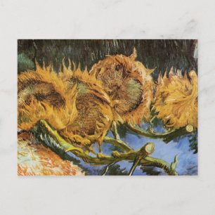 Vier Schnittblumen, Vincent van Gogh Postkarte