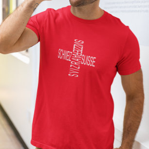 Vier Schweizer Landessprachen - Schweiz T-Shirt
