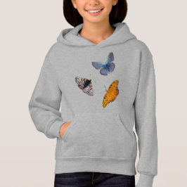 Vier seltene Schmetterlinge Hoodie