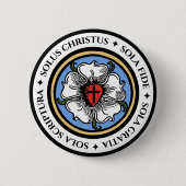 Vier Solas - Lutheran Button (Vorderseite)