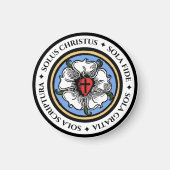 Vier Solas - Lutheran Magnet (Vorne)