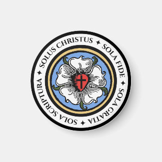 Vier Solas - Lutheran Magnet