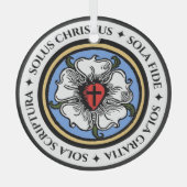Vier Solas - Lutheran Ornament Aus Glas (Vorderseite)