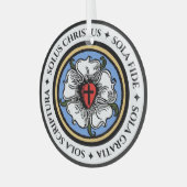 Vier Solas - Lutheran Ornament Aus Glas (Vorderseite links)