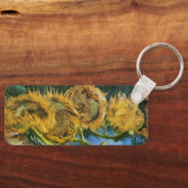 Vier Sonnenblumen schneiden von Vincent van Gogh Schlüsselanhänger (Vorderseite)