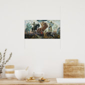 Vier Sperma der Apokalypse 1887 Gemälde von V Poster (Küche)