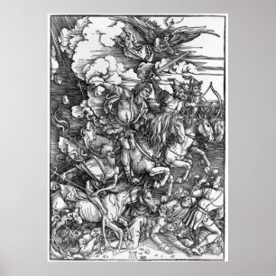 Vier Sperma der Apokalypse - Albrecht Durer - Poster