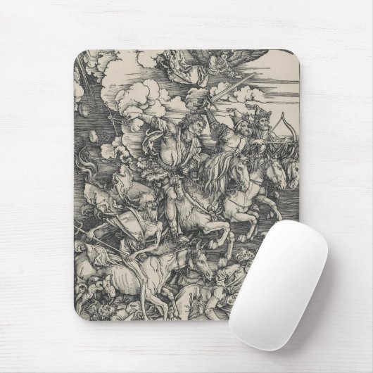 Vier Sperma der Apokalypse Durer Mousepad (Mit Mouse)