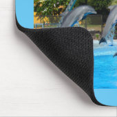 Vier springende Delphine Mousepad (Ecke)