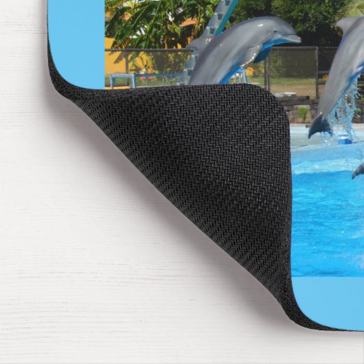 Vier springende Delphine Mousepad (Ecke)