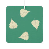 Vier Square Birch Blätter Air Freshener Autolufterfrischer (Vorderseite)