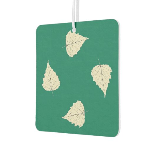 Vier Square Birch Blätter Air Freshener Autolufterfrischer (Links)