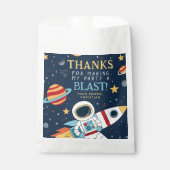Vier Sterne Weltraum Geburtstag Vielen Dank Geschenktütchen (Vorderseite)
