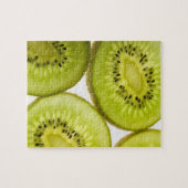 Vier Stücke Kiwi in Scheiben Puzzle (Horizontal)