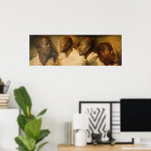 Vier Studien eines männlichen Kopfes, Ruebens Poster (Heimbüro)