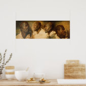 Vier Studien eines männlichen Kopfes, Ruebens Poster (Küche)