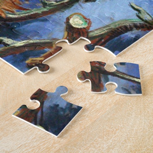 Vier Sunflowes gegangen, um durch Van Gogh zu säen Puzzle (Seite)