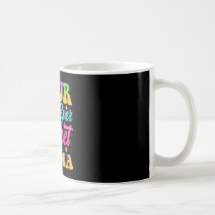 Vier süße Mama 4. Geburtstag Mädchen Eis-Drip  Kaffeetasse