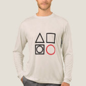 vier Symbol Tri-Blend Shirt (Vorderseite)