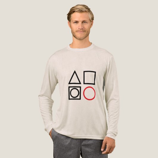 vier Symbol Tri-Blend Shirt (Volle Vorderseite)