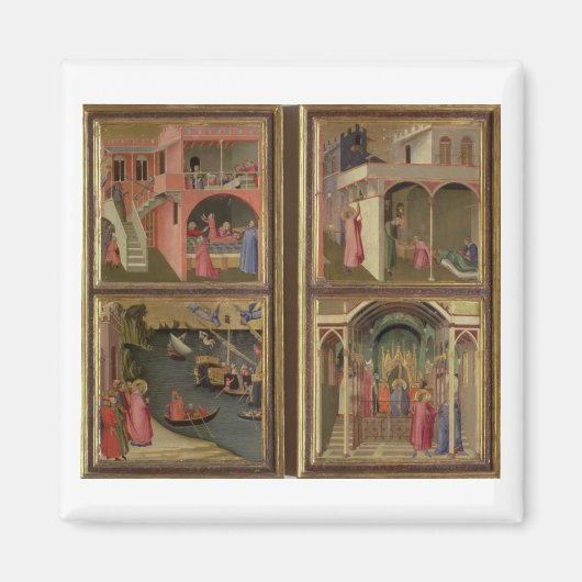 Vier Szenen aus dem Leben des hl. Nikolaus: St. Ni Magnet (Vorne)