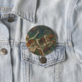 Vier Tänzer, beeindruckendes Gemälde, Edgar Degas Button (Beispiel)