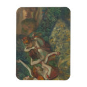 Vier Tänzer, beeindruckendes Gemälde, Edgar Degas Magnet (Vertikal)