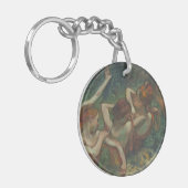 Vier Tänzer, beeindruckendes Gemälde, Edgar Degas Schlüsselanhänger (Vorderseite links)