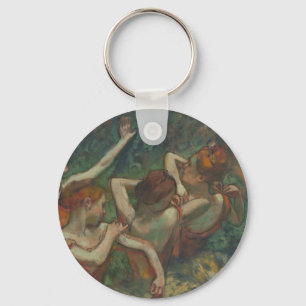 Vier Tänzer, beeindruckendes Gemälde, Edgar Degas Schlüsselanhänger