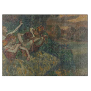 Vier Tänzer, beeindruckendes Gemälde, Edgar Degas Schneidebrett