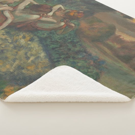 Vier Tänzer, beeindruckendes Gemälde, Edgar Degas Sherpadecke (3/4)