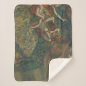 Vier Tänzer, beeindruckendes Gemälde, Edgar Degas Sherpadecke (Vorderseite)