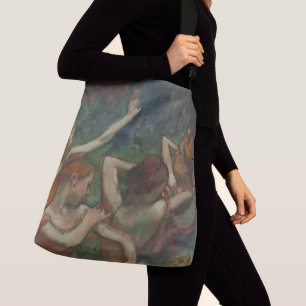 Vier Tänzer, beeindruckendes Gemälde, Edgar Degas Tragetaschen Mit Langen Trägern