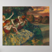 Vier Tänzer, Degas Art Poster (Vorne)