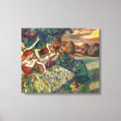 Vier Tänzer | Edgar Degas | Leinwanddruck (Vorderseite)
