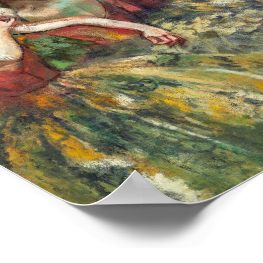 Vier Tänzer | Edgar Degas | Poster (Ecke)