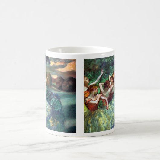 Vier Tänzer von Degas Kaffeetasse (Mittel)