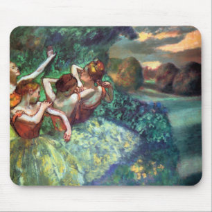 Vier Tänzer von Degas Mousepad