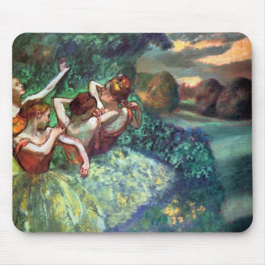 Vier Tänzer von Degas Mousepad (Vorne)