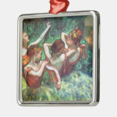Vier Tänzer von Degas Silbernes Ornament (Links)