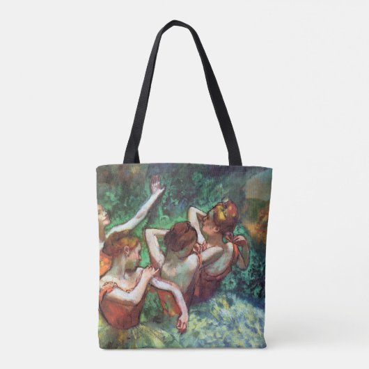 Vier Tänzer von Degas Tasche (Rückseite)